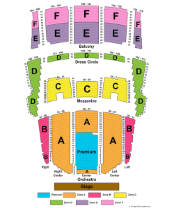 Beetlejuice Seating Map Queen Elizabeth Theatre